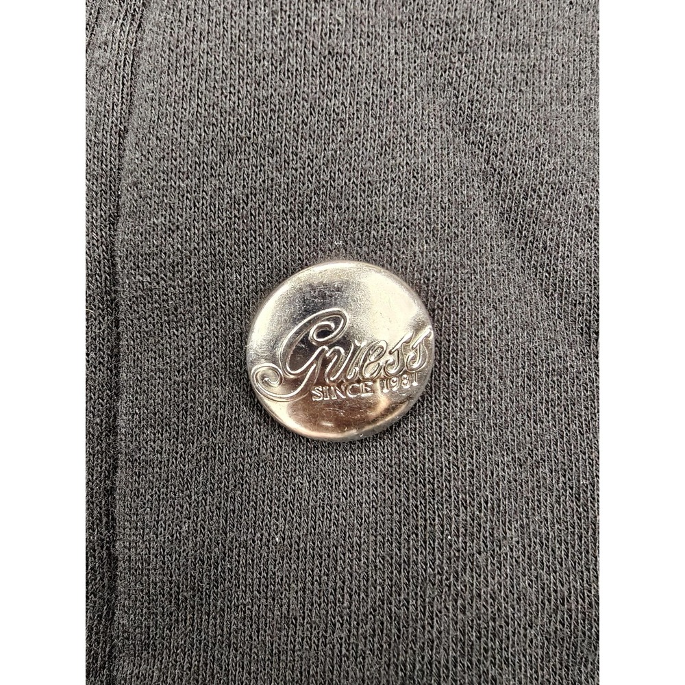 Guess‎ Jacket Womens XS Black Hooded Double Breasted Peacoat Fleece Q430303K1B0 - Picture 3 of 15